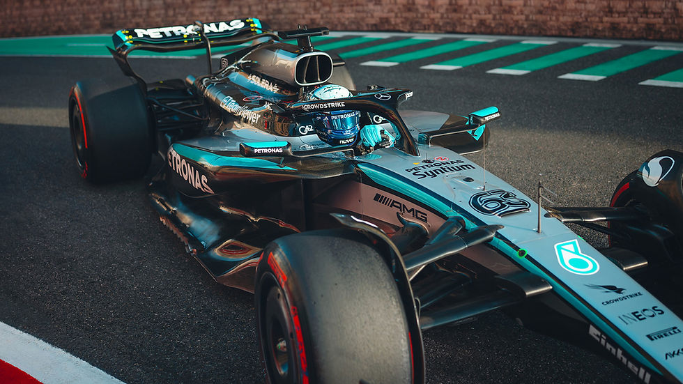Bio-Based Carbon Fiber Composite on Mercedes AMG Petronas W16 Race Car
