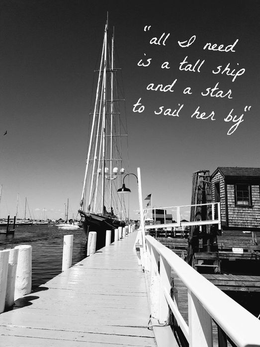 I saw a ship come sailin in....