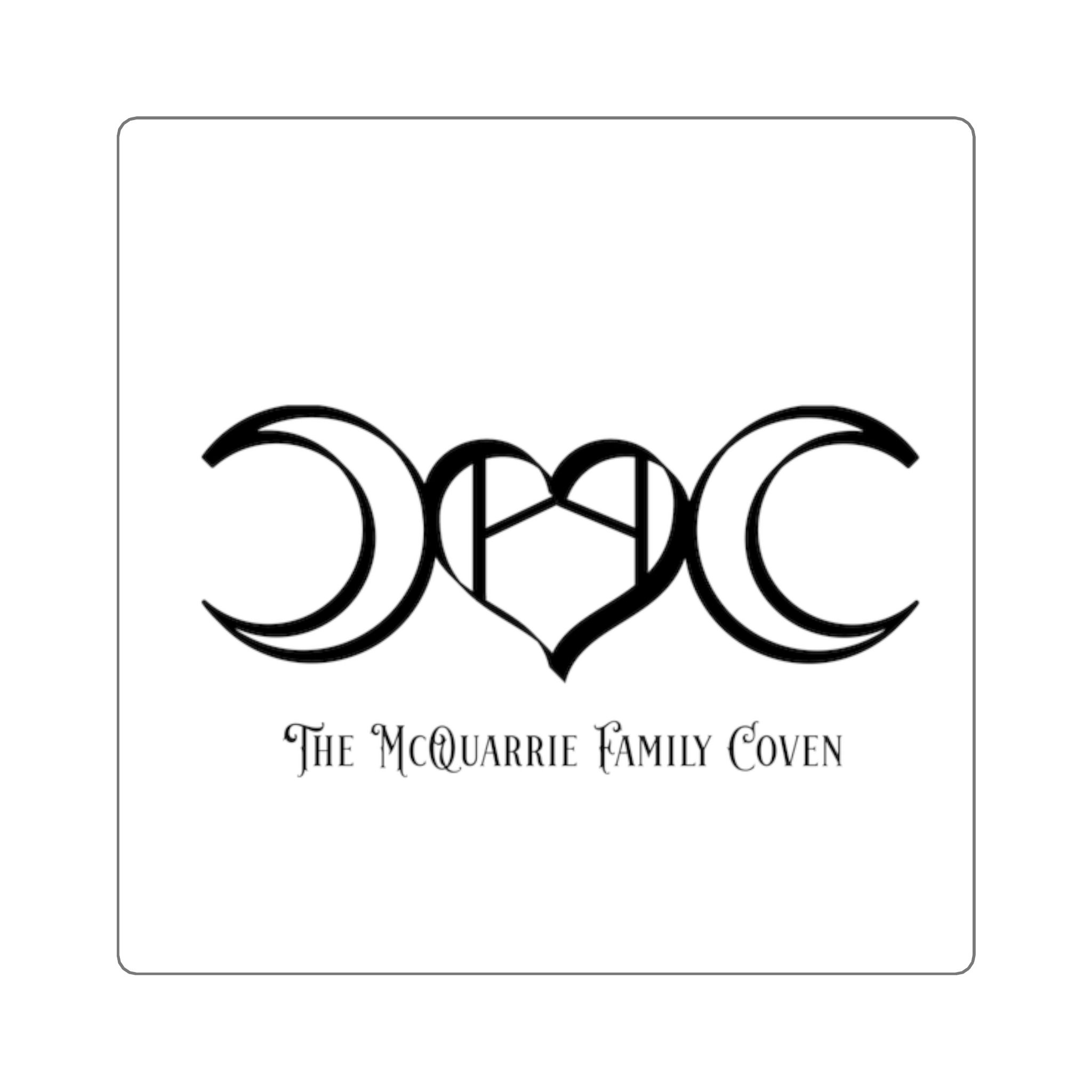The McQuarrie Family Coven Logo Sticker