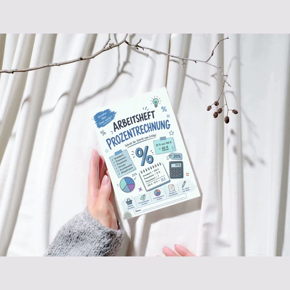 Thumbnail: Arbeitsheft Prozentrechnung