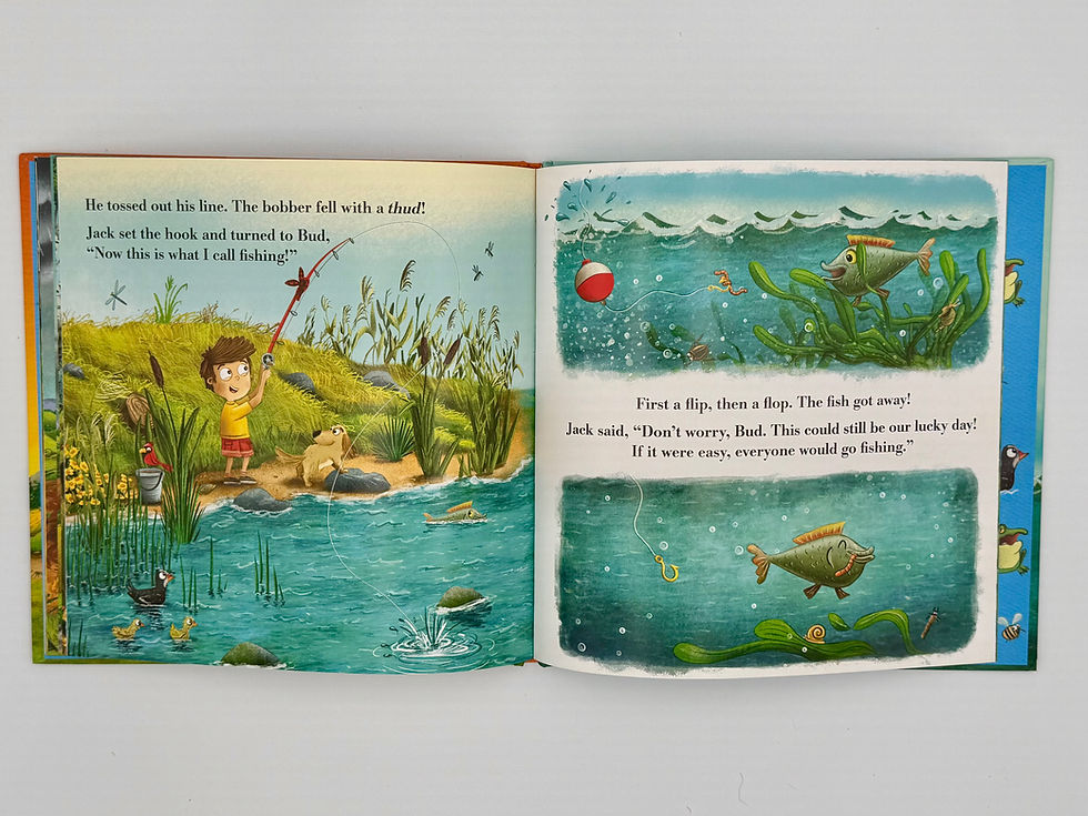 Thumbnail: "A Bad Day Fishing" Hardcover Book