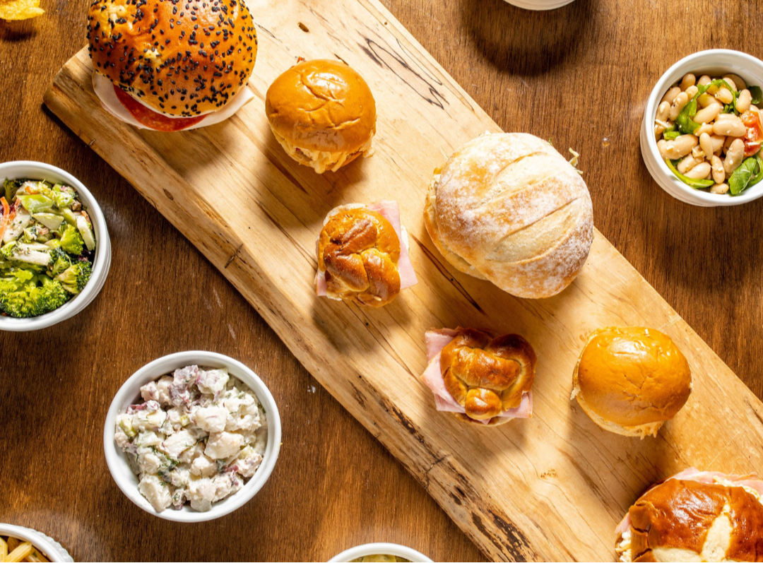 Arranged Food and Objects