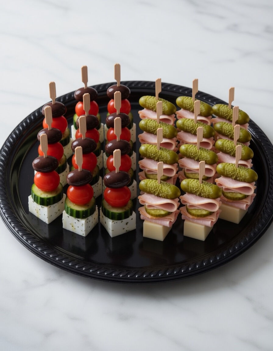 Arranged Food and Objects