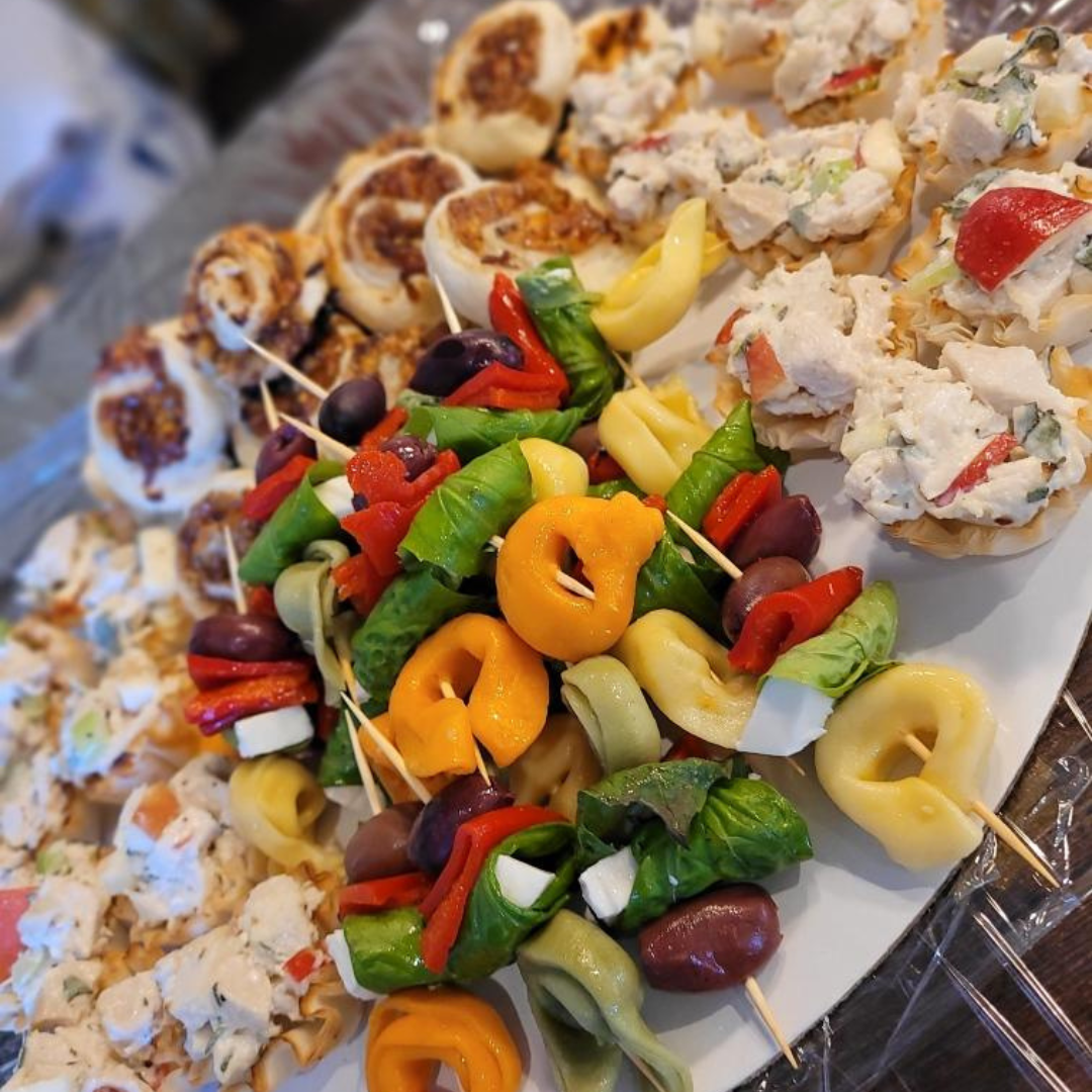 Arranged Food and Objects