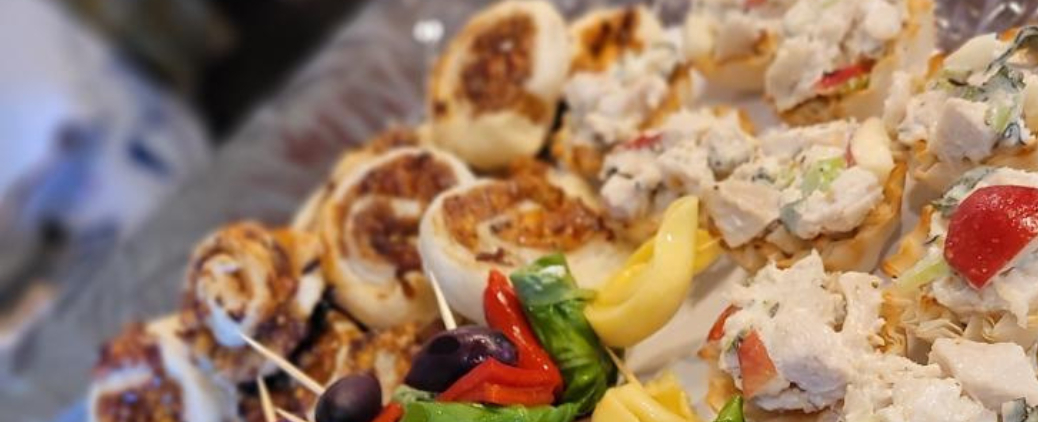 Arranged Food and Objects