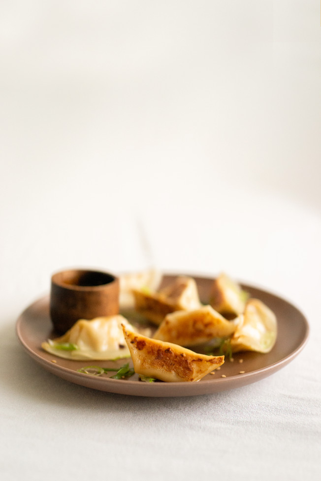 gyoza (dumplings)