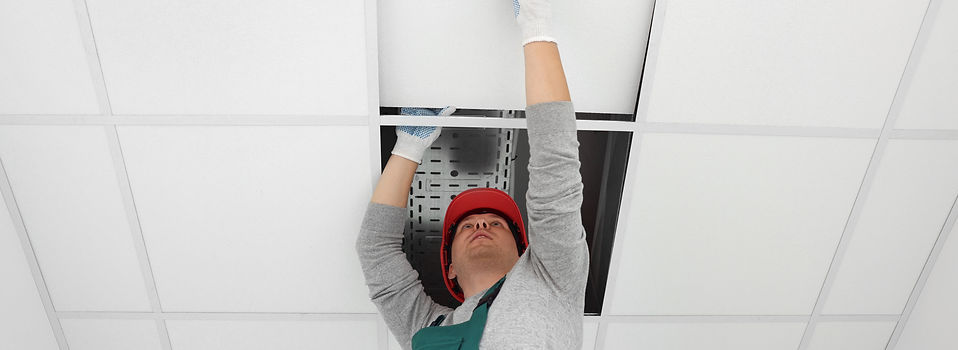 Suspended/dropped ceiling installation