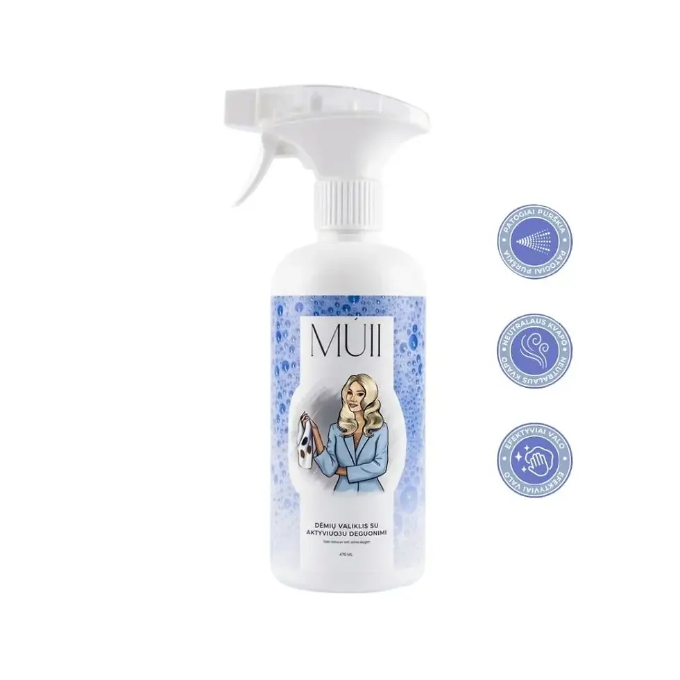 MUII Dėmių valiklis su aktyviuoju deguonimi 470ml
