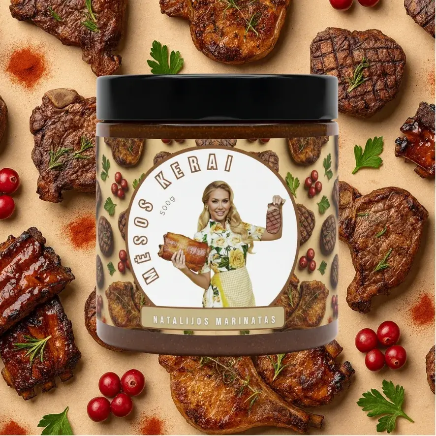 Thumbnail: Natalijos Marinatas „MĖSOS KERAI”, 500g