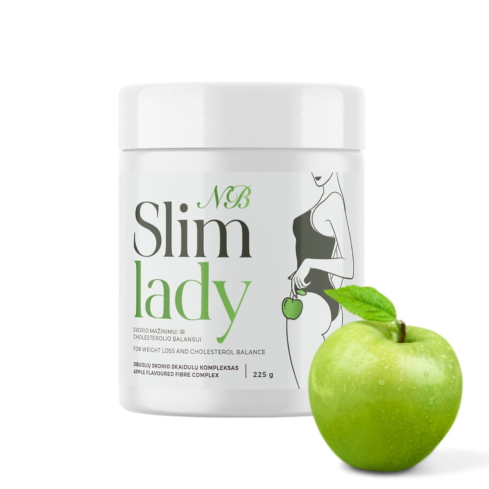 Natalijos Bunkės SLIM LADY – obuolių skonio skaidulų kompleksas