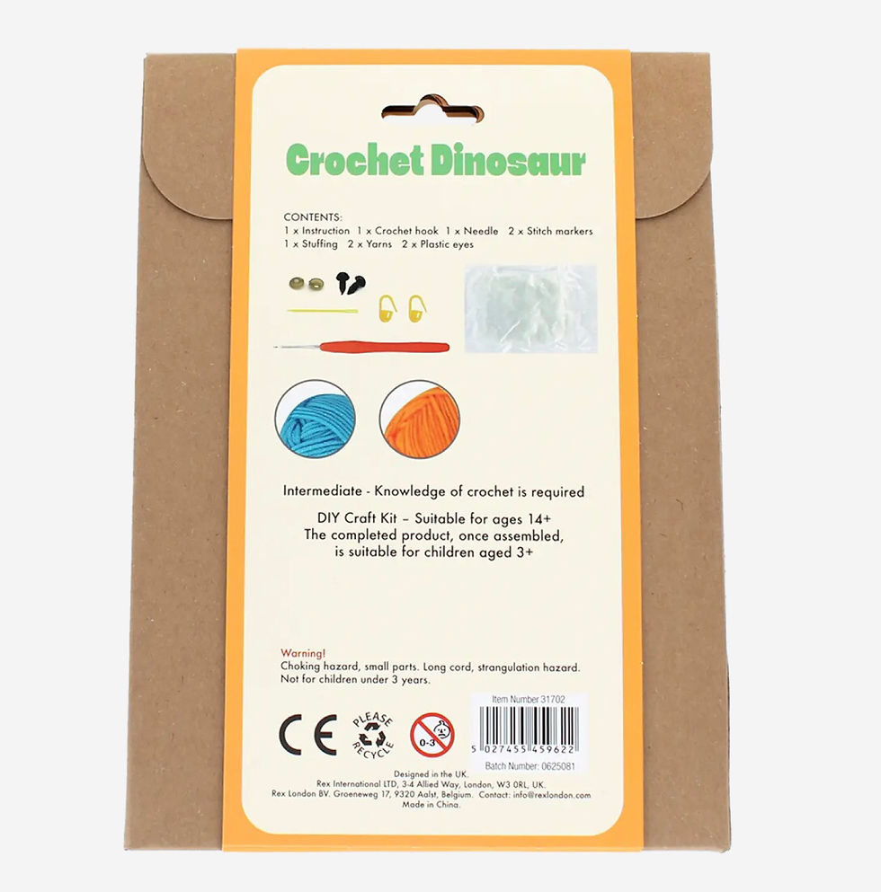 Thumbnail: Crochet Kit Dinosaur