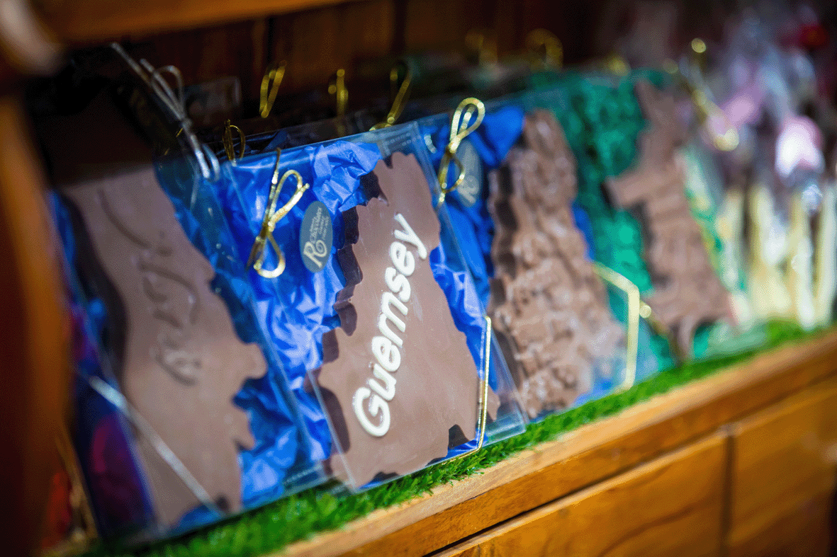 Guernsey chocolate maps & Parish maps