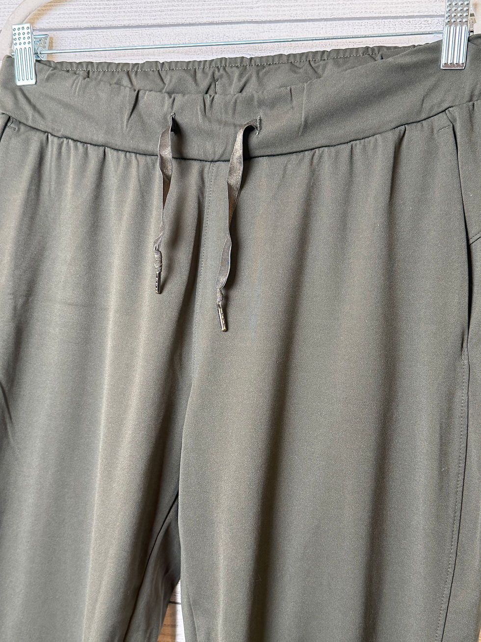 Thumbnail: Tuff Athletics Loose Fitting Pants with Drawstring and Elastic Waist ~ M
