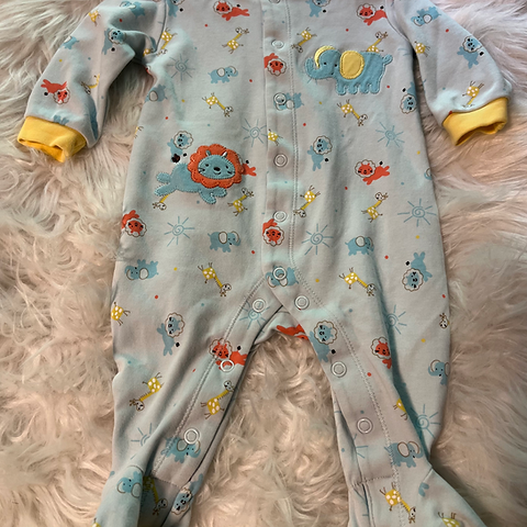Pekkle Safari Themed Snap-close Sleeper • 3m