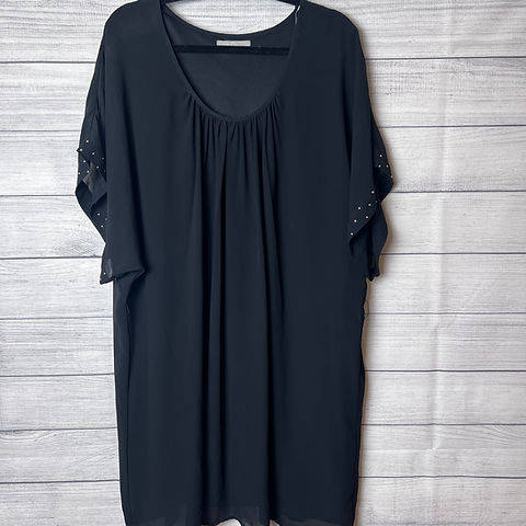 BelleCurve Dress, Black, Pullover, Metal Embellishments ~ 20