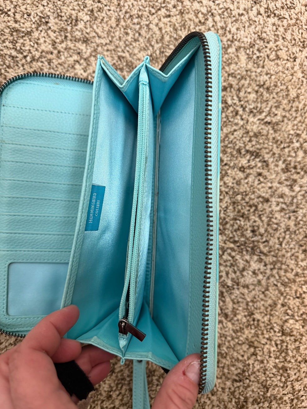 Thumbnail: Indigenous Artist Designed Hummingbird Travel Wallet & Clutch 