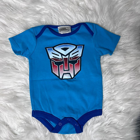 Transformers blue Bodysuit ~ 3-6m
