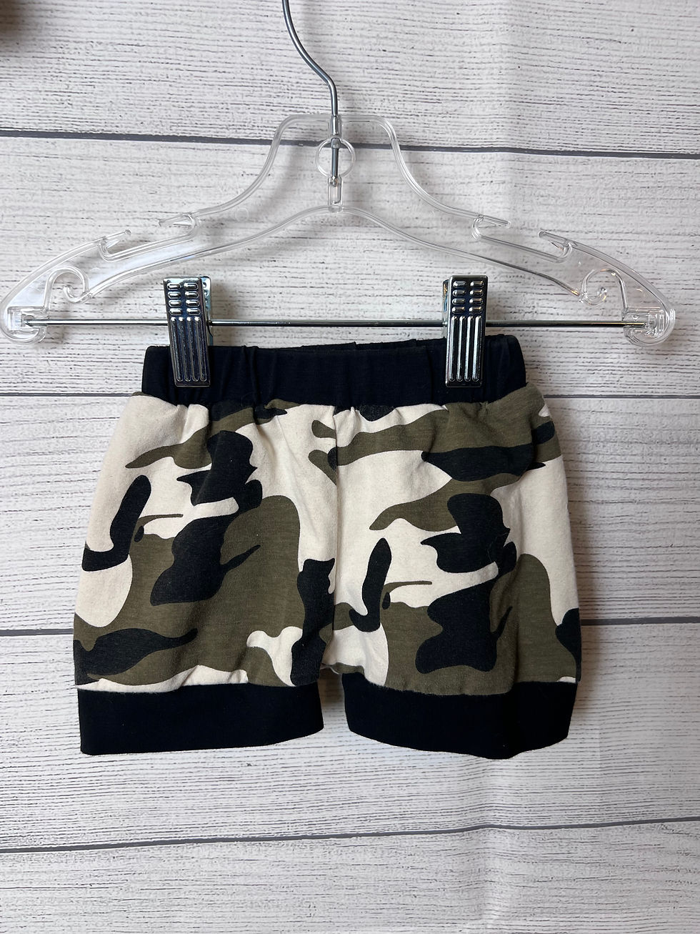 Thumbnail: CatPapa 2 piece Set with pull over sleevless Hoodie and Shorts ~ 3-6m
