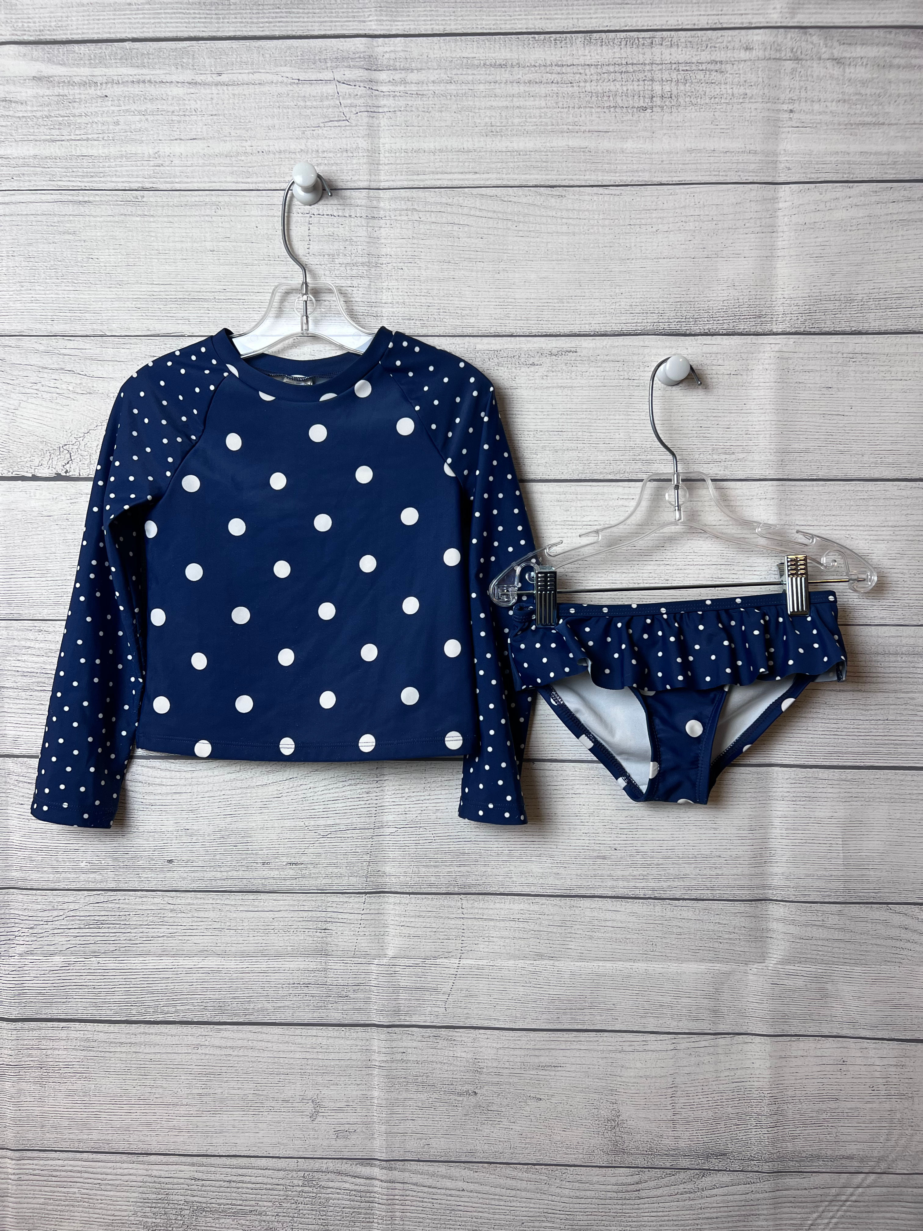 OshKosh two Piece Swimsuit With Long Sleeve Rashguard Shirt ~ 4