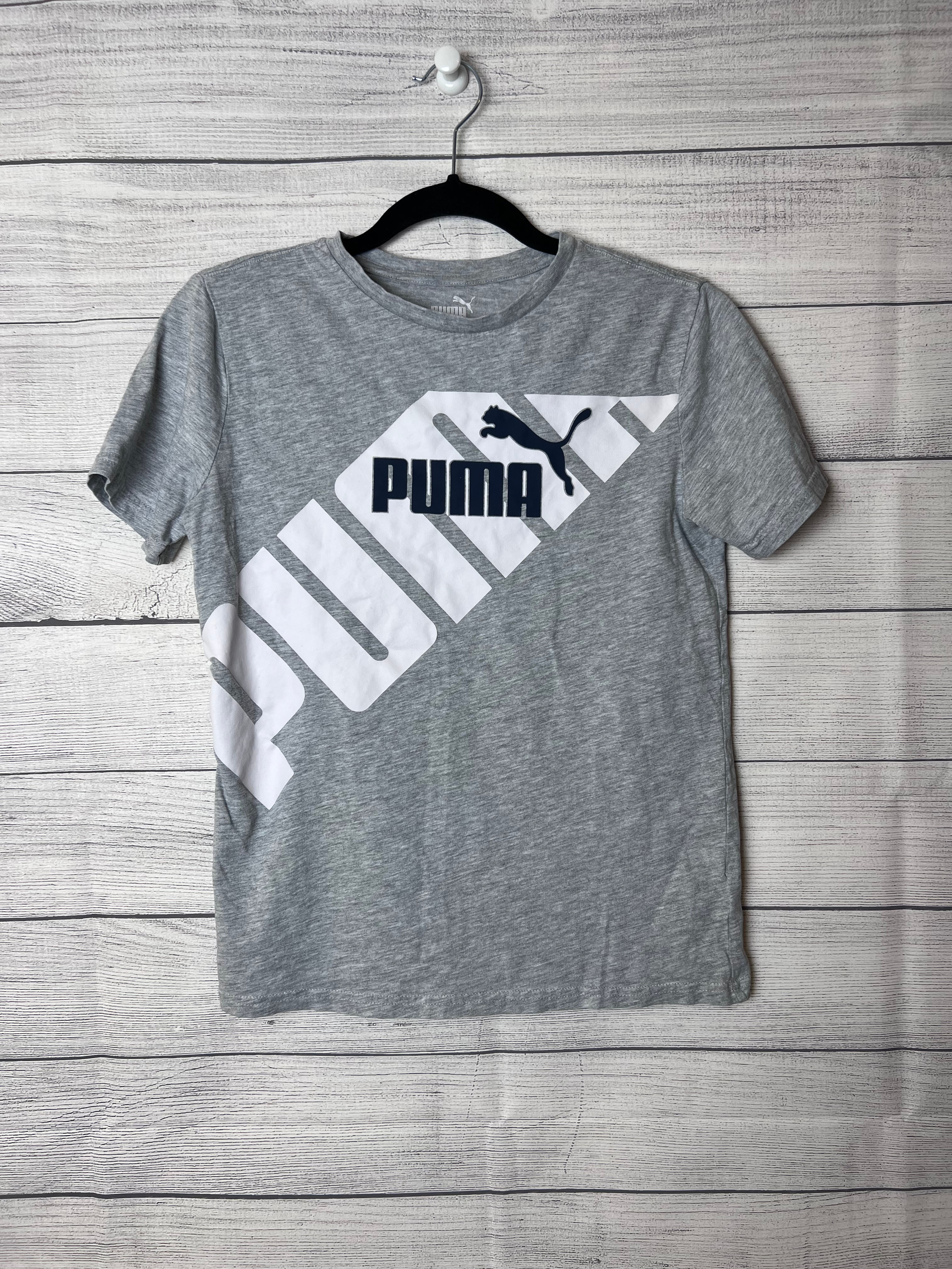 Puma Light Grey Tee with Puma logo printed on Front ~ 14