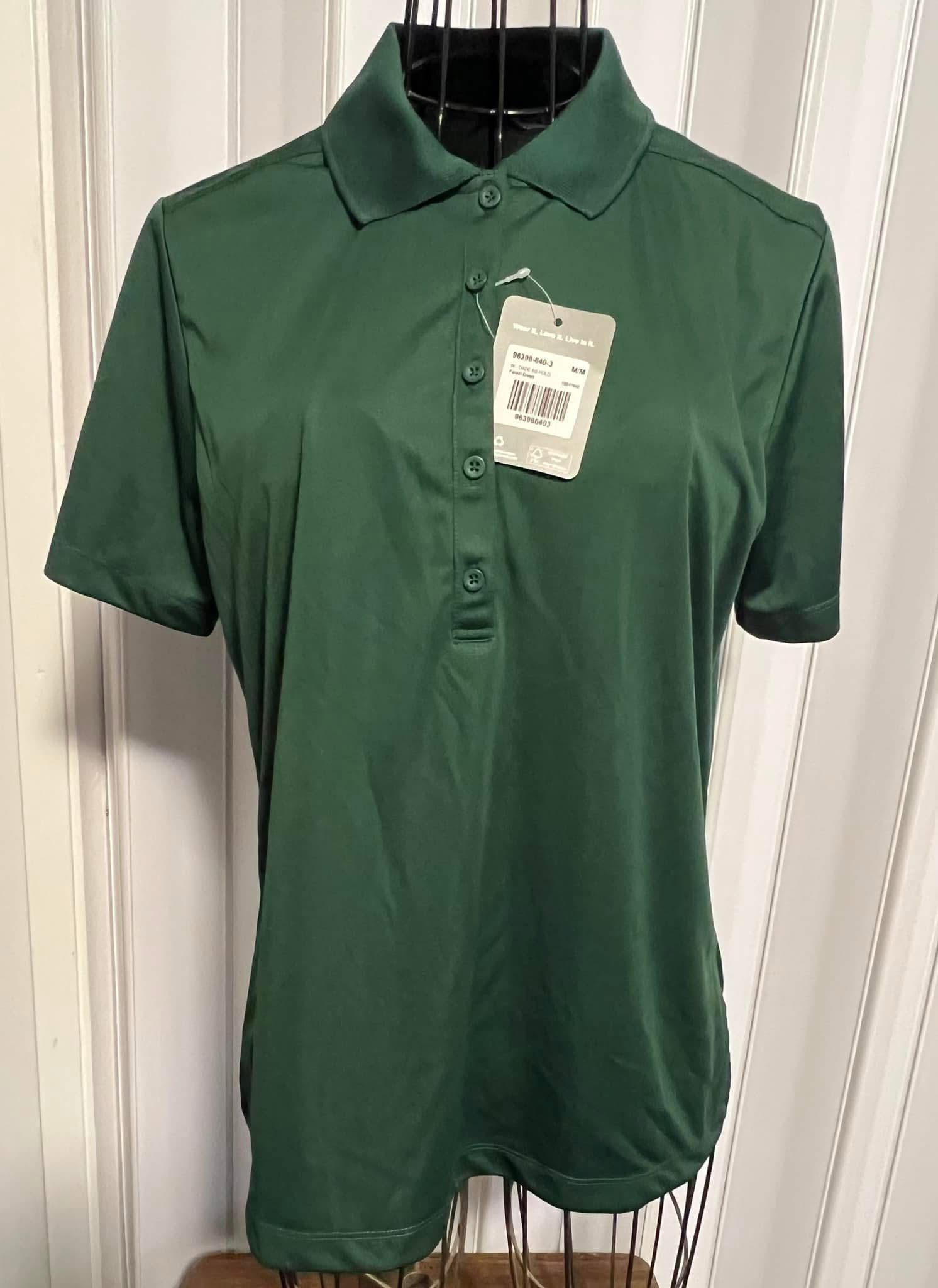 Ladies Collared Polo Shirt • Medium 