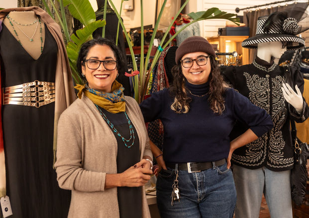 Branding photo of mother and daughter owners of clothing and accessory shop in san francisco