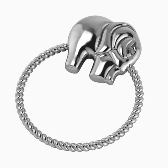 Silver rattles for babies