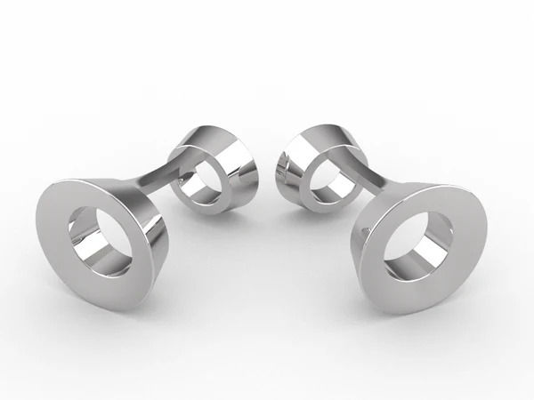 silver customized cufflinks