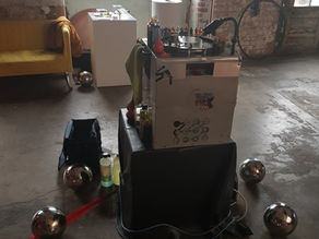 Ready for the show. The Nano1.2 projector awaits its shinning moment.Â
