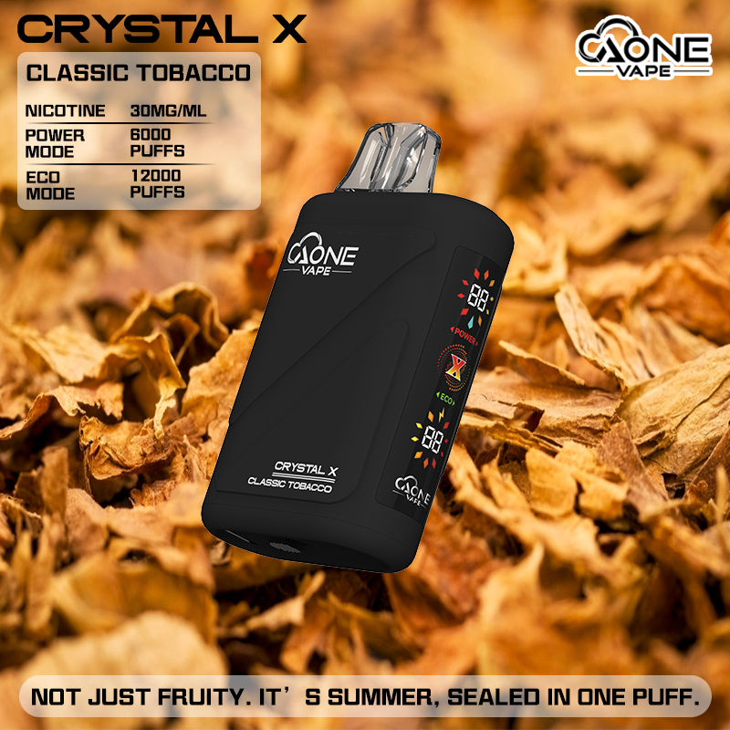 縮圖：AONE VAPE CRYSTAL X 水晶2代12000口拋棄式 | 超大容量電子煙