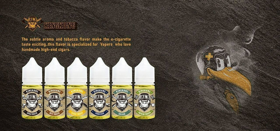 縮圖：美國 King Kong Tobacco 金剛煙油  菸草 系列 30ML 小煙油-VAPEORBIT蒸汽幻境