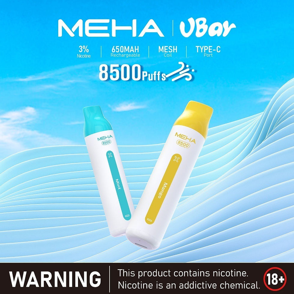 縮圖：MEHA魅嗨拋棄式 一次性大容量8500口VBar小白條 超長續航-VAPEORBIT蒸汽幻境