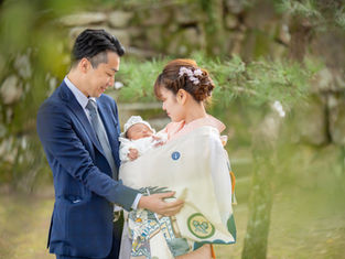 お宮参りの写真（広島市中区）