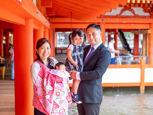 お宮参りの写真（広島県廿日市市）
