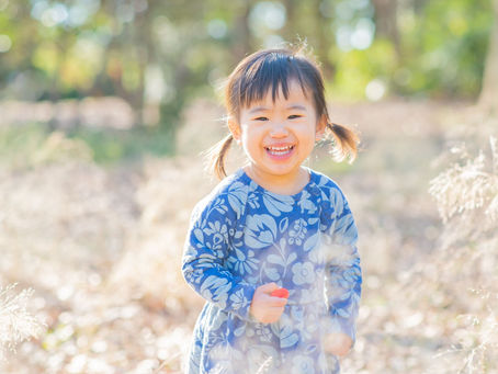 子どもと家族の写真（東京都渋谷区）