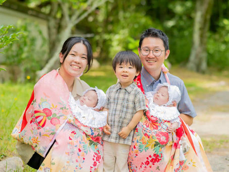 お宮参りの写真(兵庫県三田市)