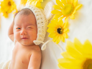 ニューボーンの写真（岡山県倉敷市）