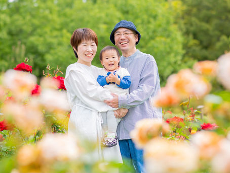 子どもと家族の写真（大阪府豊中市）