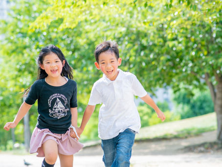 子どもと家族の写真（大阪市北区）