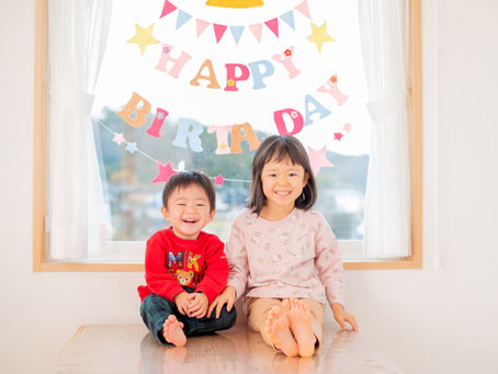 誕生日の写真（広島県尾道市）
