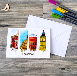 Grußkarte - London