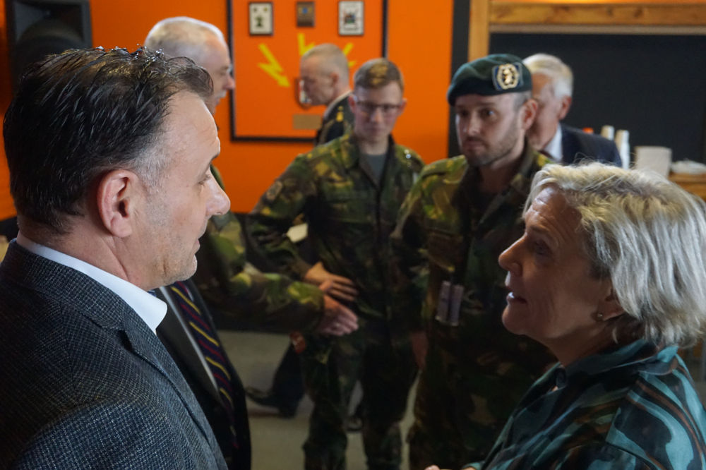Gesprek met minister van Defensie