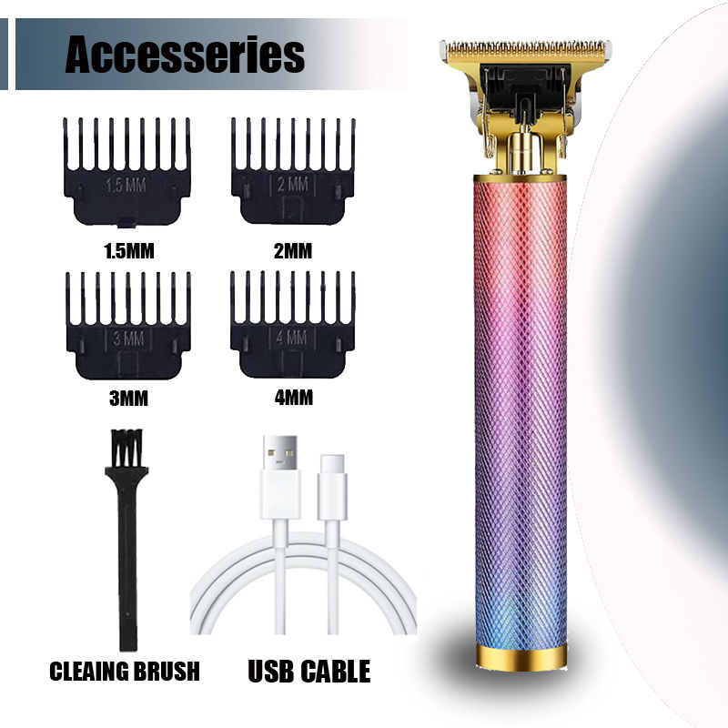 Miniatura: Máquina de cortar cabelo profissional T9/Carregamento rápido USB, barba e corpo.