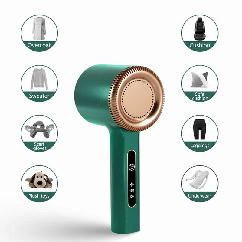 Miniatura: Removedor de Fiapos, Pelos e Bolinhas para Roupas USB Elétrico Recarregável.
