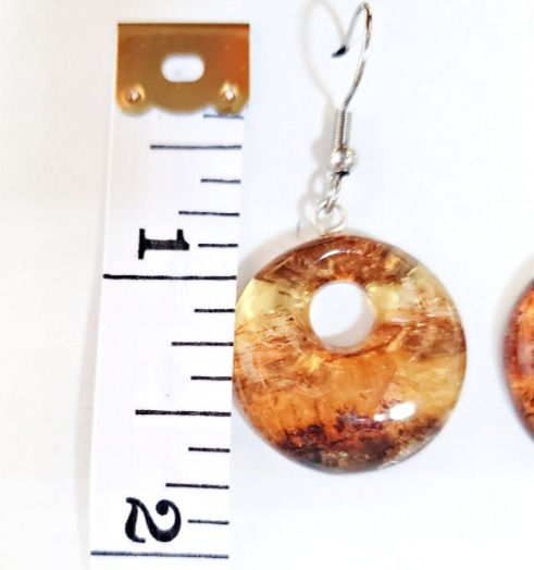 Thumbnail: Authentic Mexican Amber earrings.