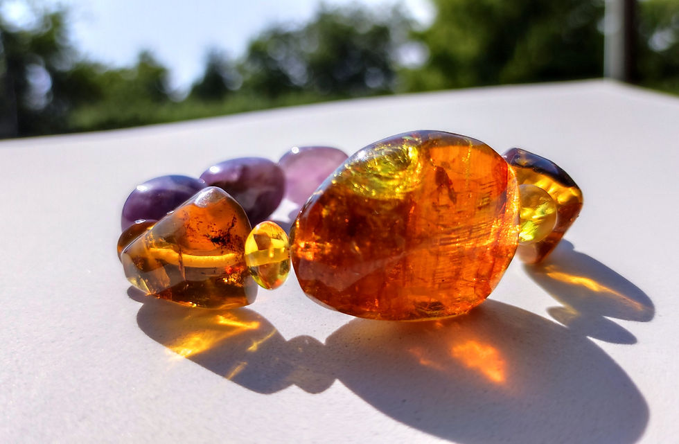 Thumbnail: Make a statement with this chunky Amethyst bracelet!