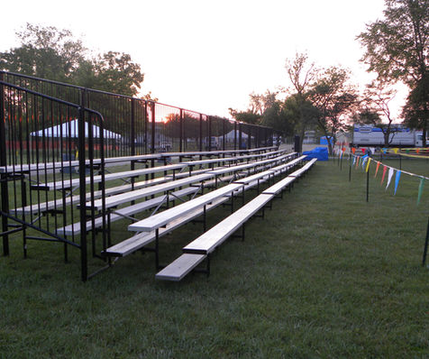 Tiered Bleacher Rental in Metro-Detroit