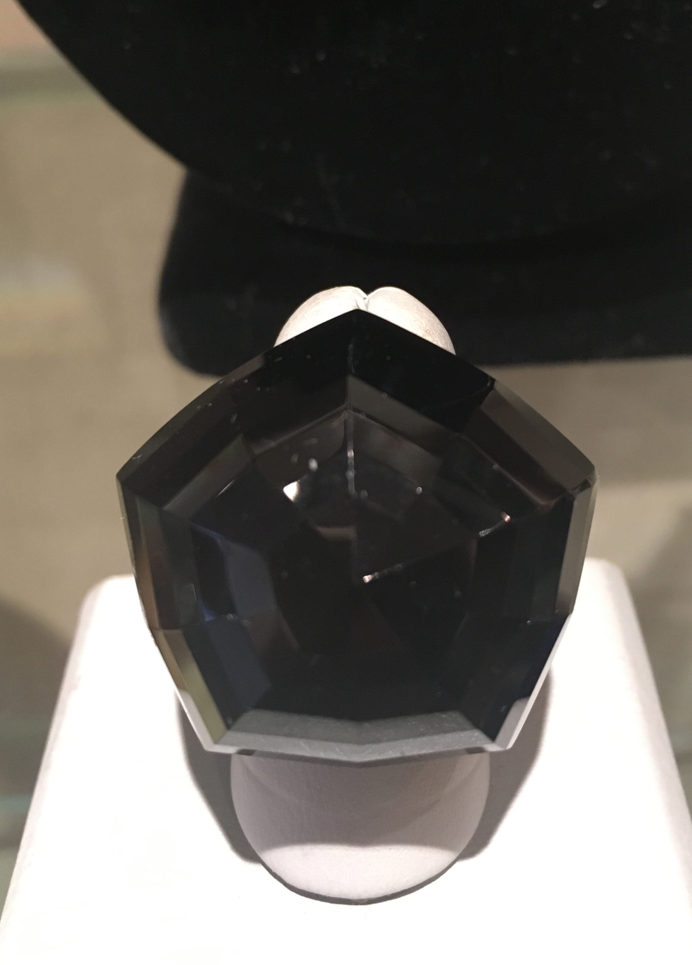 Big black ring , 30 mm x 25 mm