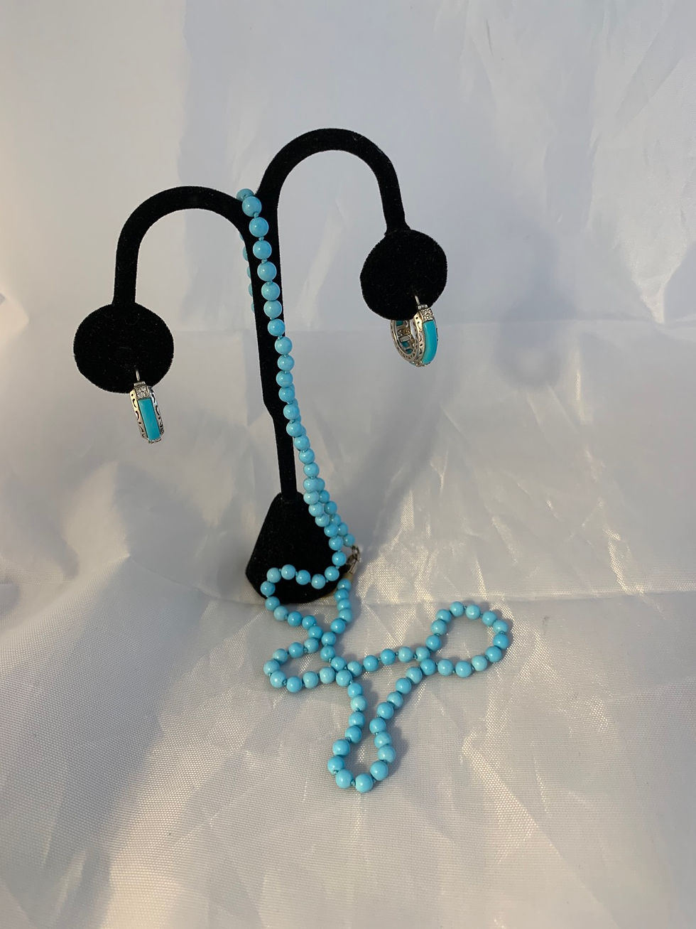 Turchini Earrings  and Sardegna necklace