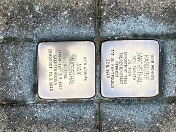 Stolpersteine aufpoliert - gegen das Vergessen